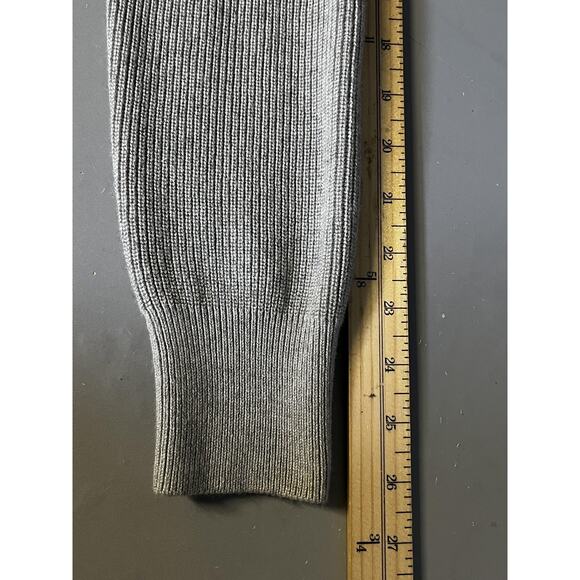 Harley Davidson Sweater Womens Medium Gray Wrap Surplice V Neck Ribbed Knit - Picture 11 of 12